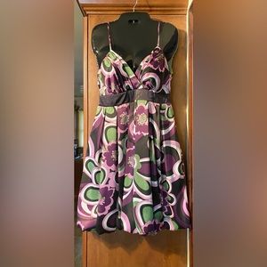 Studio Y Sundress size 7/8 Marbled purple, white and green; Excellent condition